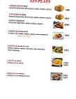 Sarl Europe Kebab menu