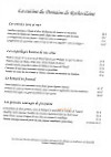 Domaine De Rochevilaine menu