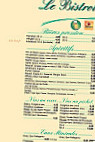 LE BISTROT JOURDAN menu