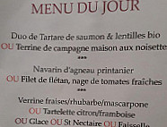 Le Cardi menu