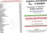 Solms, Lahn-dill-kreis, Pizzeria La Famiglia menu