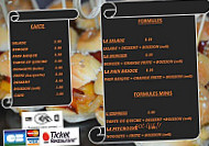 Le Chaudron menu