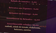 Morjana menu