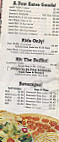 Godfather's Pizza menu