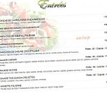 Les 3 Marches menu