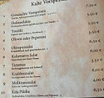 Alexis Sorbas menu