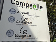 Campanile menu