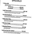 Jones Outpost menu