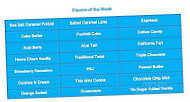 Frozen Falls Self-serve Frozen Yogurt menu