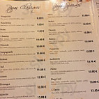 L'opéra menu