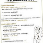 De Drie Lindekens menu