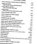 Auberge Du Gypaete Barbu menu