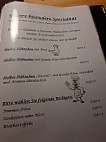 Bugaboo menu