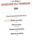 Poste et Champanne menu