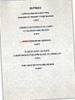 Le Saint Sauveur menu