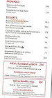 Gallery 412 menu