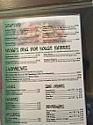 Wong's Restaurant menu