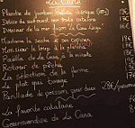 La Casa Linga menu