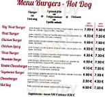 Heat and Burger menu