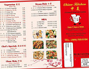 China Kitchen menu