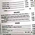 Nino's Ny Pizzeria menu