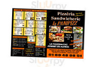 Panipizz menu