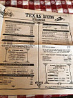 Texas Reds Steakhouse menu