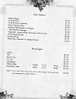 North Country Club menu