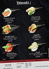 Oishi Sushi menu