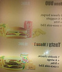 O'dwich Snack menu