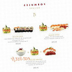 Geisha Sushi Experience menu