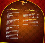 Bersot De L'orient menu