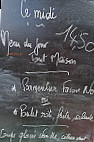 L'estaminet De La Fontaine menu