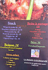 La Patate Gourmande menu