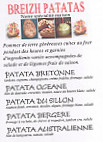 Bigouden Blues menu