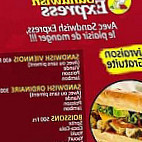 Sandwich Express food