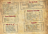 La Chaumière Du Télégraphe menu