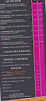 La Promenade Du Pacri menu