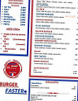 Burger Faster menu