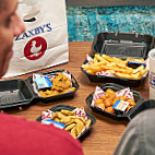 Zaxby's Chicken Fingers Buffalo Wings inside