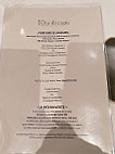 L'Ourdissoir menu