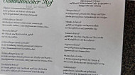 Schwaibacher Hof menu