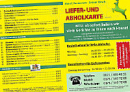 Gruener Hirsch menu