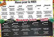 De Plage Chez Tulia menu