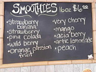 Sub Tropics menu