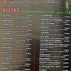 Pizzeria Del Sole Hornu menu