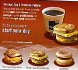 Mcdonald's menu