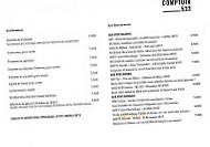 Comptoir 532 menu