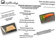 La Petite Auberge menu