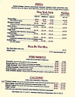 Elizabeth's Italian menu